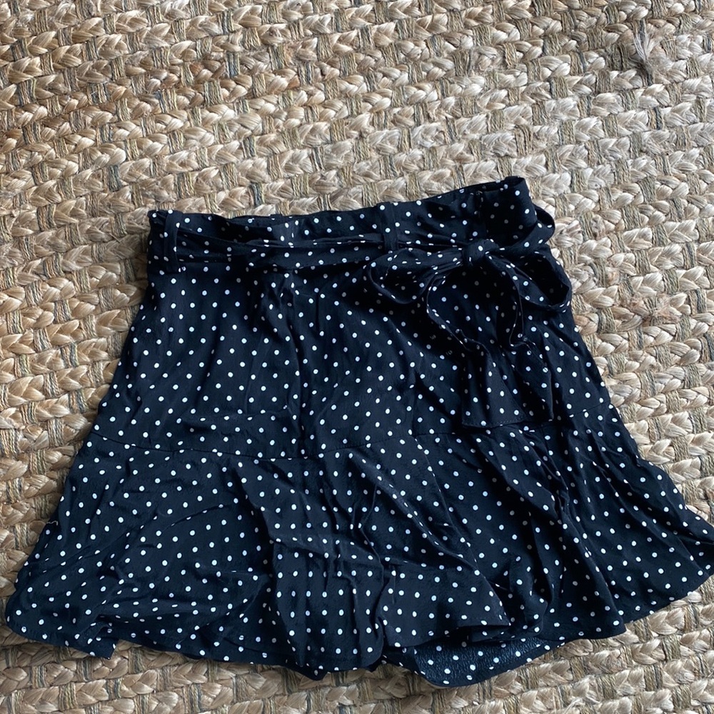 Zara | Black & White Polka Dot Skort